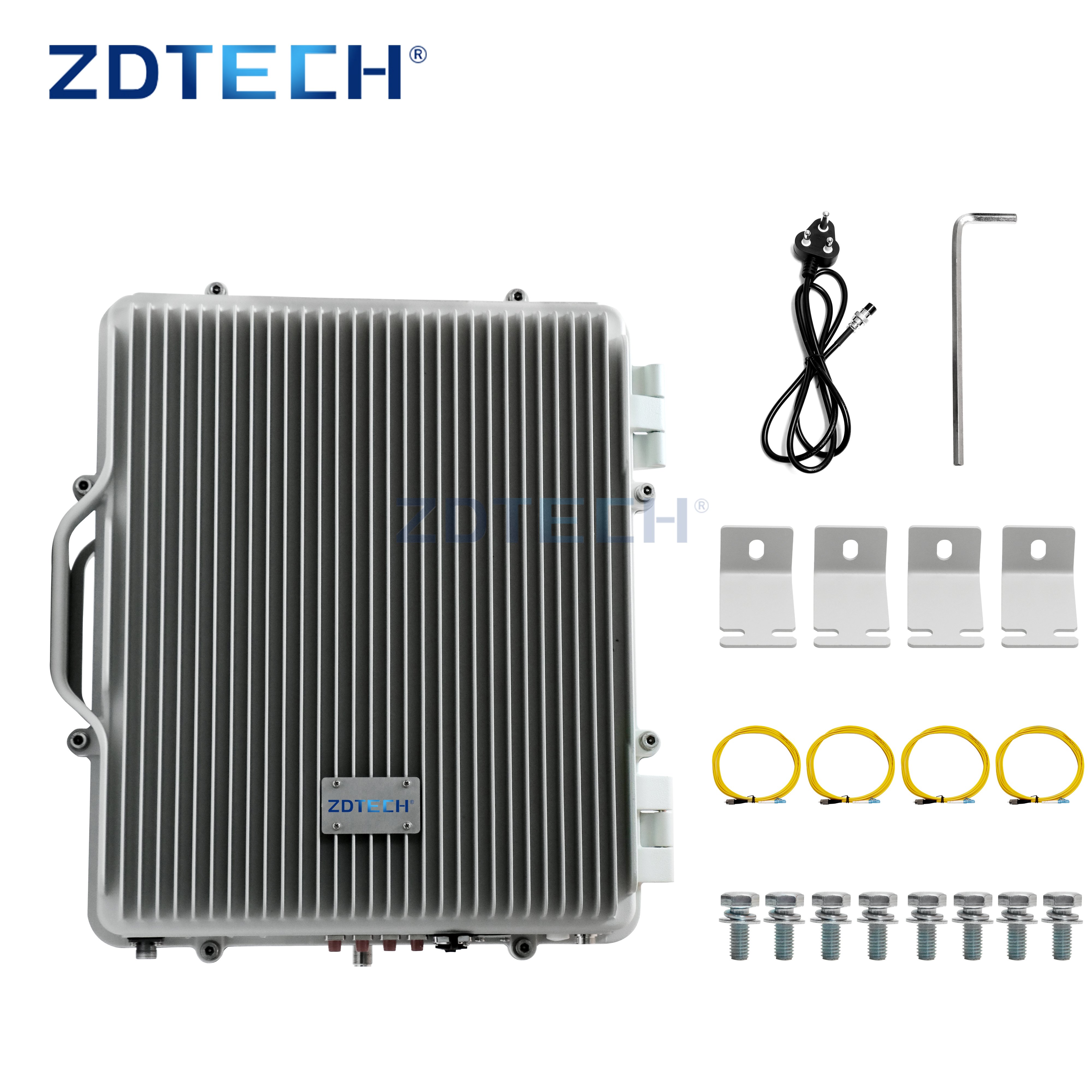 customized 1800/2100/2600MHz-40dB 2W Tri-Band 5 band analog repeater 2g 3g 4g 5g Lte line amplifier signal booster repeater